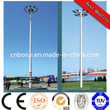 15m, 18m, 20m, 25m, 30m, 35m Street Lighting 30m High Mast Lighting Pole with Lifting System